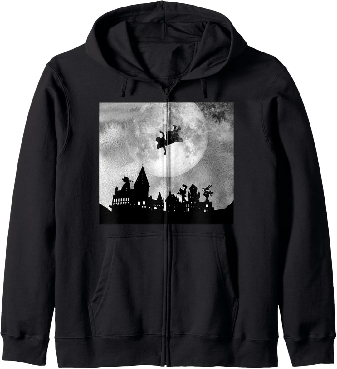 Wonderland Night in Black & White - Alice in Wonderland Kapuzenjacke