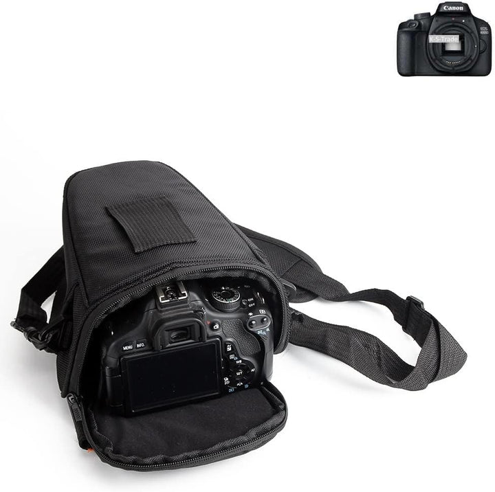 K-S-Trade Kameratasche Für Canon EOS 4000D Kameratasche Fototasche Schultertasche Umhängetasche Für