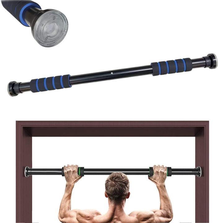 FFitnes FFitness Sbarra 2-Way Klimmzugstange für Tür, Schwarz-Grau, Einheitsgrösse