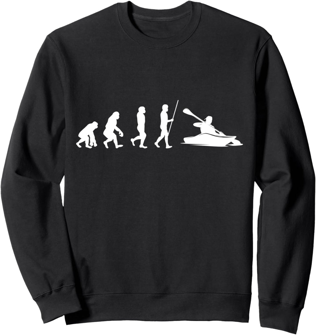 Kayaking Evolutions Kajak Kanusport Paddeln Herzlinie Sweatshirt