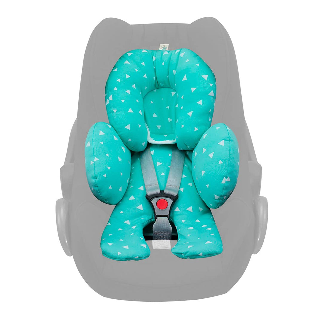 JYOKO Kids Sitzverkleinerer Antiallergikum Universal Baby 100% Baumwolle (Blue Sparkles, Enthält ein