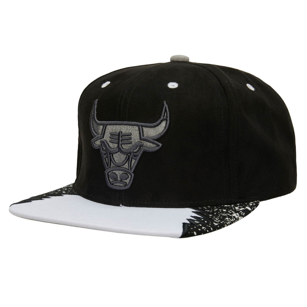 Mitchell & Ness Chicago Bulls Black White Day 5 Snapback Cap Kappe Basecap