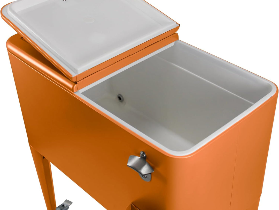 Kailua Cooler - Kühlbox, Kühlwagen, Getränkekühler Orange, Orange