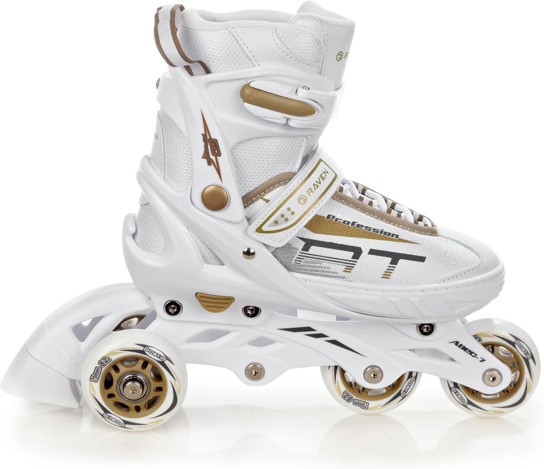 RAVEN Profession 4in1 Inlineskates Triskates Rollschuhe Schlittschuhe Inliner für Kinder und Erwachs