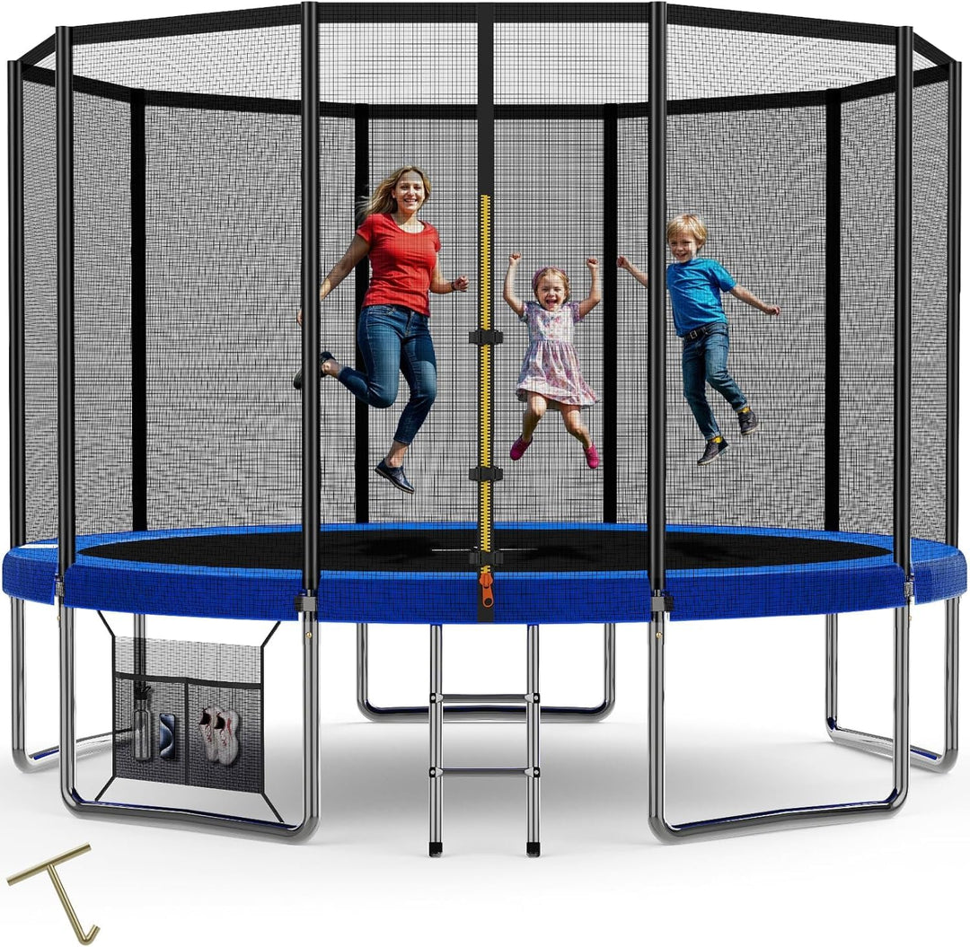 Devoko Trampolin Outdoor Ø 183/228/305/366 GS-Zertifikat Indoor Trampolin Kinder Gartentramp