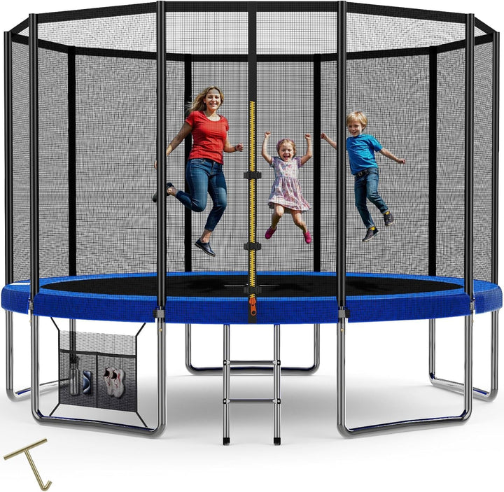 Devoko Trampolin Outdoor Ø 183/228/305/366 GS-Zertifikat Indoor Trampolin Kinder Gartentramp