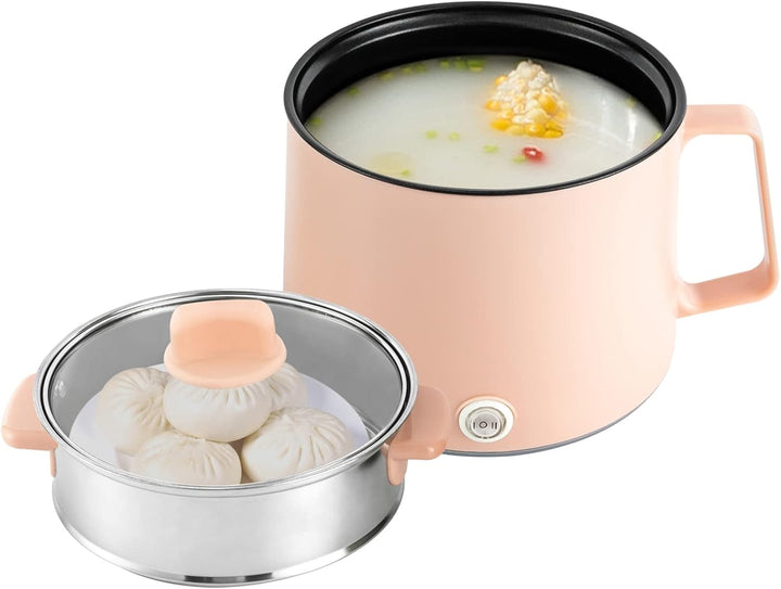 1.7L Tragbare Elektrisch Hot Pot Antihaft-Beschichtung aus rostfreiem Stahl, Doppelter Edelstahl-Ele