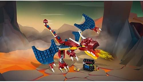 LEGO 31102 Creator Feuerdrache Spielzeug, Spielzeug