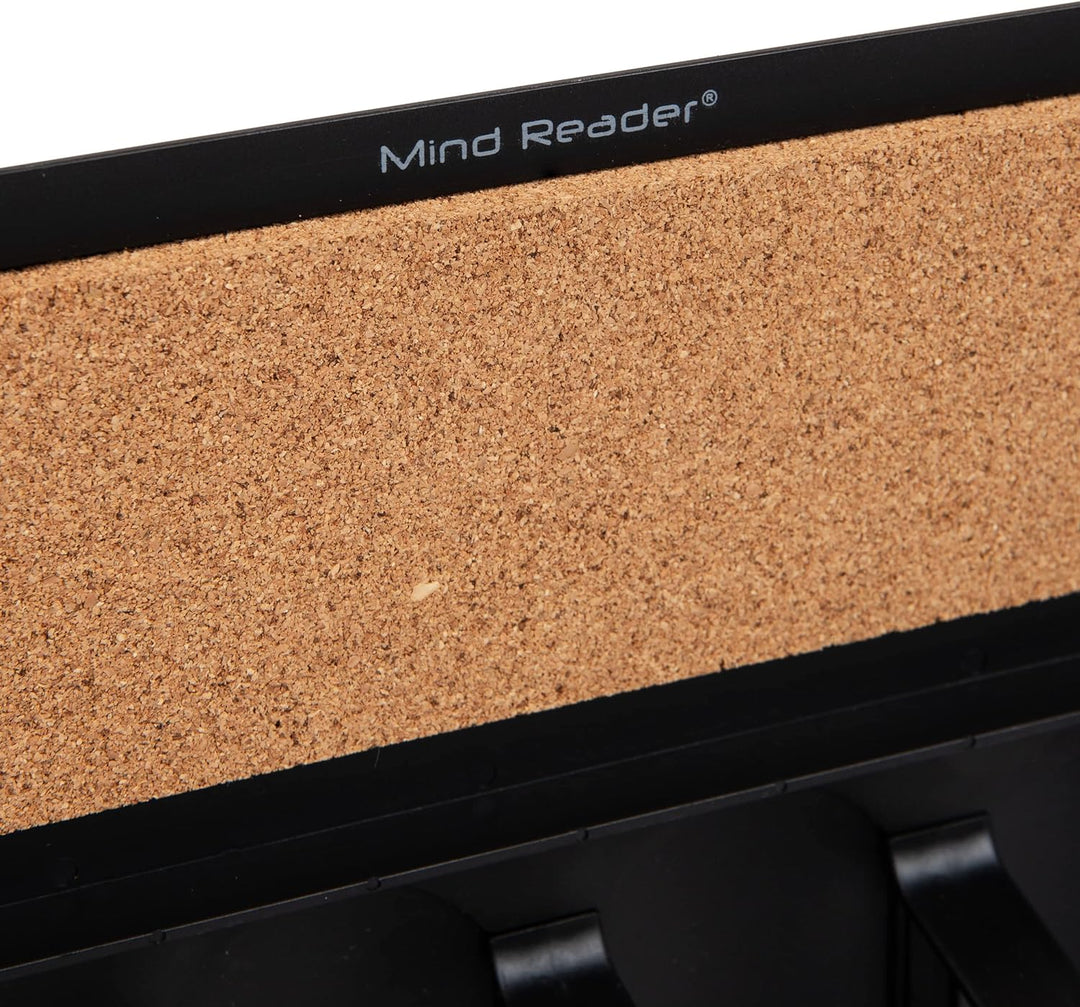 Mind Reader WMNT-BLK Halterung Wall Single Serve Storage Organizer and Memo Board, 20 Coffee Pod Cap