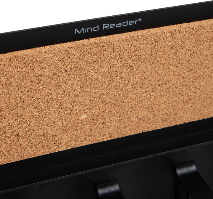 Mind Reader WMNT-BLK Halterung Wall Single Serve Storage Organizer and Memo Board, 20 Coffee Pod Cap