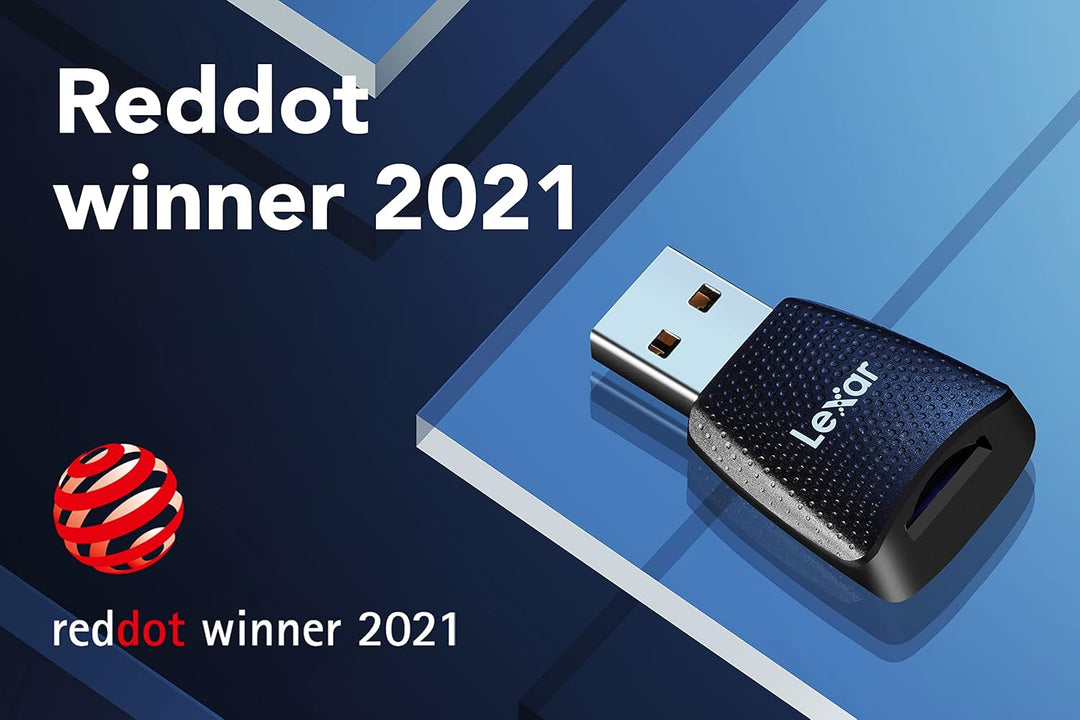 Lexar Multi-Card 2-in-1 USB 3.1 Externe Kartenlesegeräte, Bis zu 312 MB/s für UHS-I UHS-II SD Karte