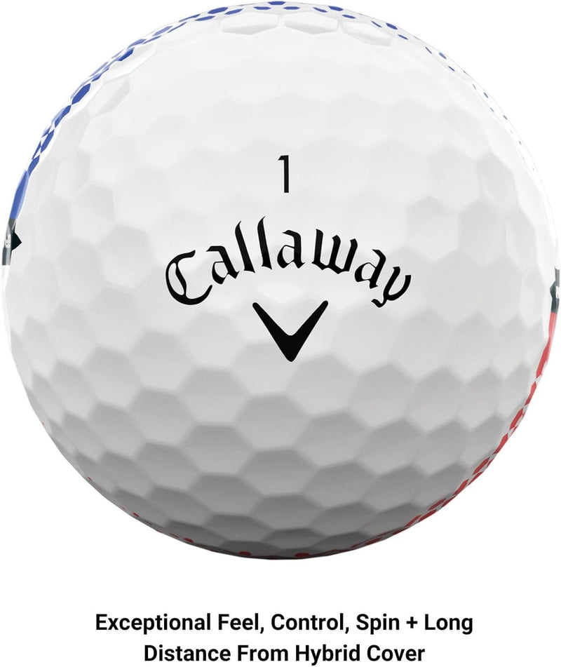 Callaway ERC Soft 360 Fade Technology, Golfbälle 2023 Weiss, Weiss