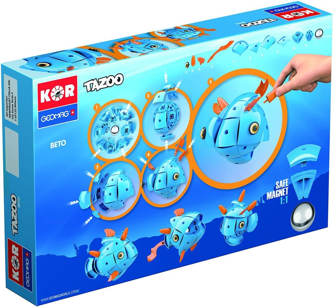 Geomag 601 TAZOO Beto Konstruktionsspielzeug, 68-teilig