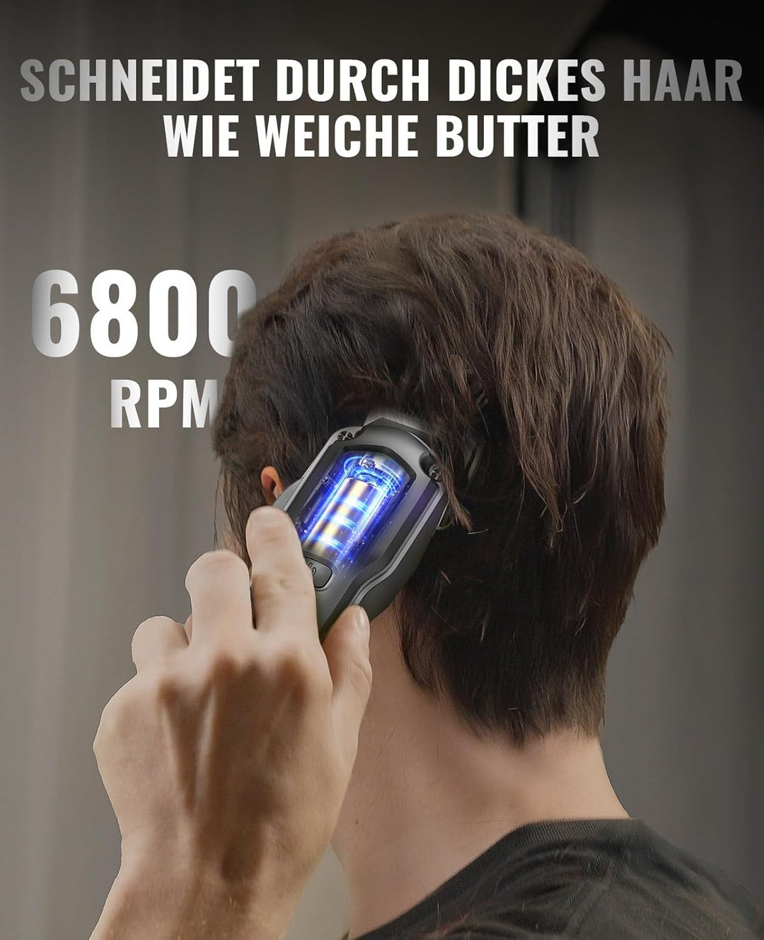 Haarschneidemaschine profi & T-Klinge Trimmer Set für Herren, Haarschneider Bartschneider Haartrimme