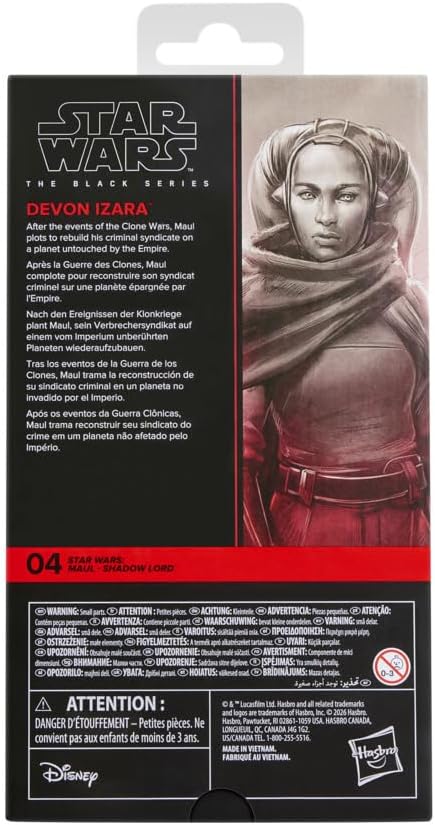 Star Wars The Black Series Devon Izara, Maul – Shadow Lord Premium Action-Figur zum Sammeln (15 cm)