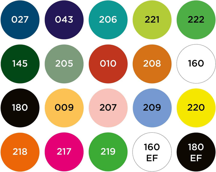 Molotow One4All 127HS Acryl Marker Main-Kit 2 (2,0 mm Strichstärke, hochdeckend und permanent, UV-be