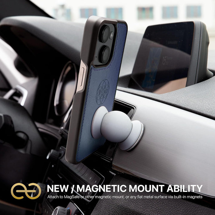 Dreem Fibonacci iPhone 14 Plus Brieftaschen-Etui / 2-in-1 stossfestes Etui und abnehmbares Folio aus