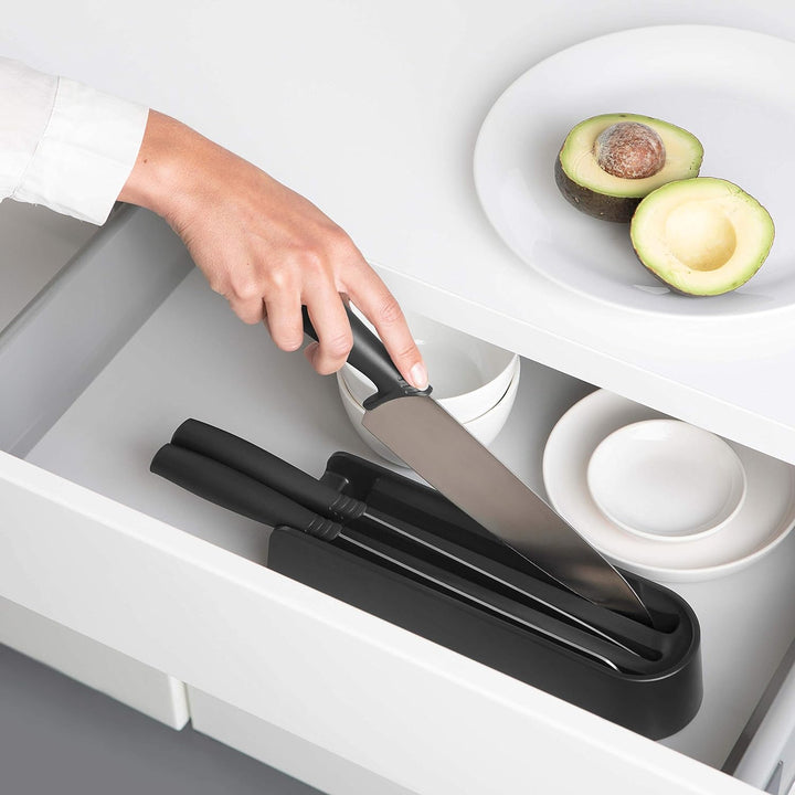 Brabantia Schubladenmesserblock Plus Messer, Tasty+, Schubladenmesserblock