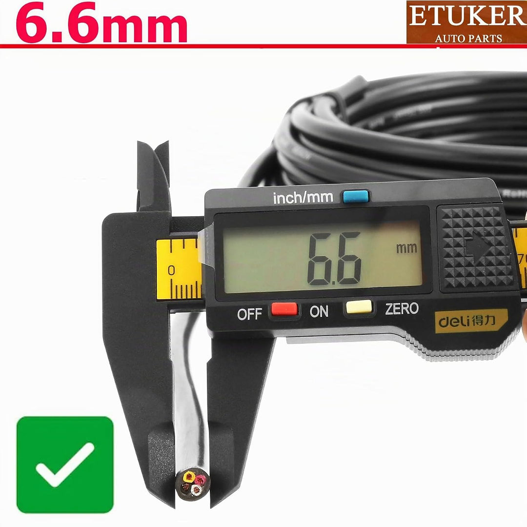 18Awg 4×0.75mm² Elektrischer Draht Kabel 4 adrig 5M Kupferkabel Fahrzeugkabel 4 polig Verlängerungsk