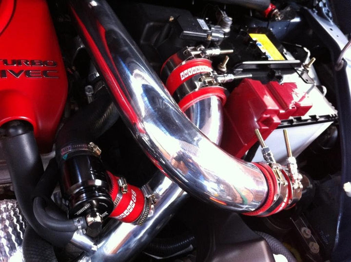 Autobahn88 Aluminium Ladeluftkühler Rohrleitungssatz, kompatibel mit Mitsubishi Colt Z27A 4G15 Turbo