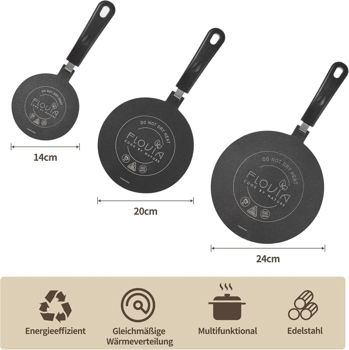 Induktion Adapterplatte Ø24cm mit abnehmbarem Griff, Hitzediffusor für nicht-induktives Kochgeschirr