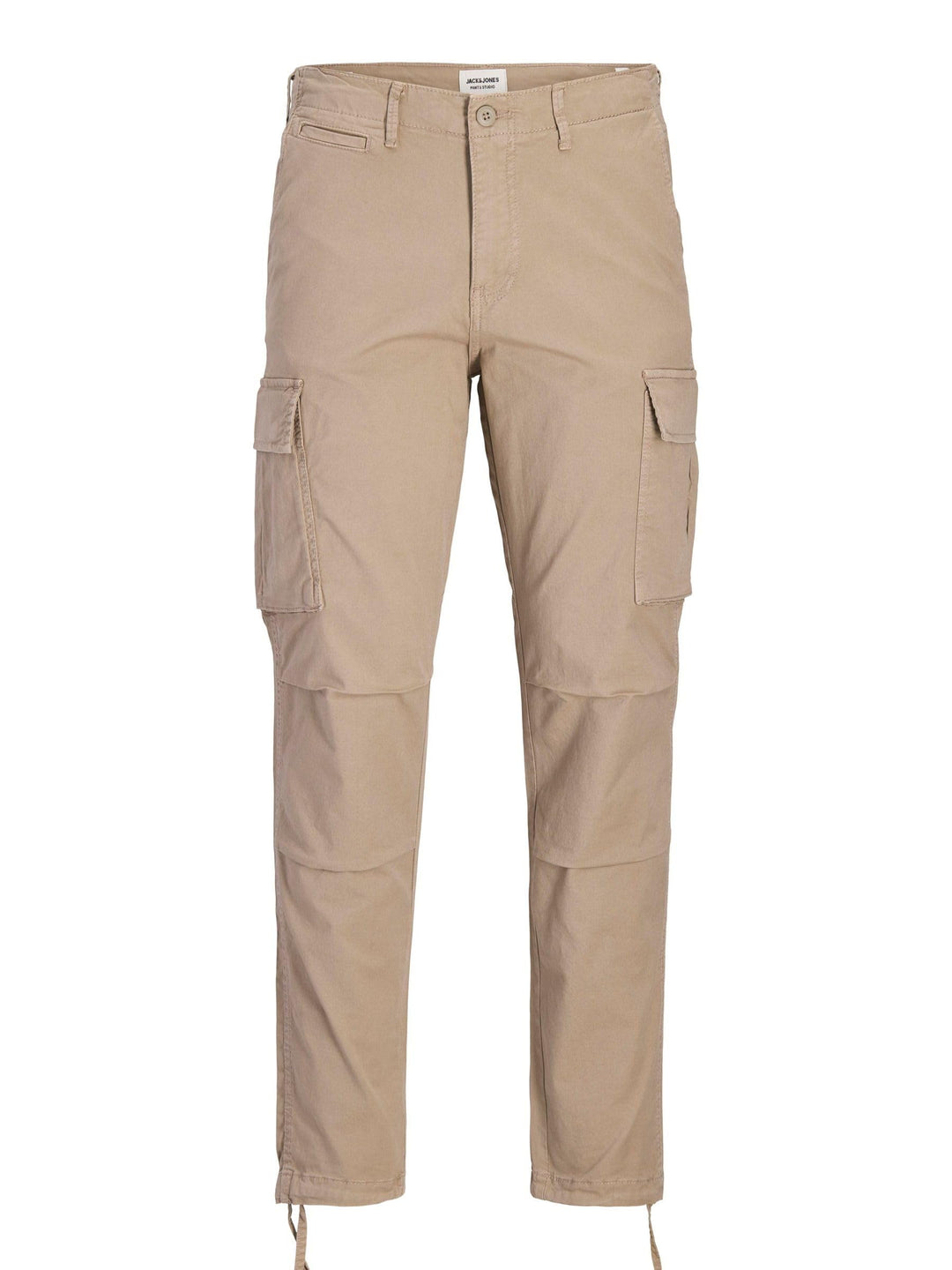 JACK & JONES Male Cargo-Hose Carrot fit Cargo-Hose 33W / 34L Dune/Detail:solid, 33W / 34L Dune/Detai