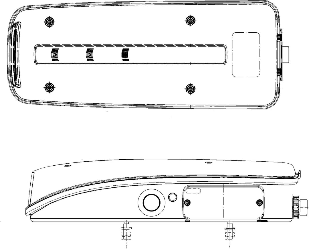 HELLA - Heckleuchte - Truck Full LED - LED - 24V - 2VP 012 381-041 Standard Ausführung rechts DIN St