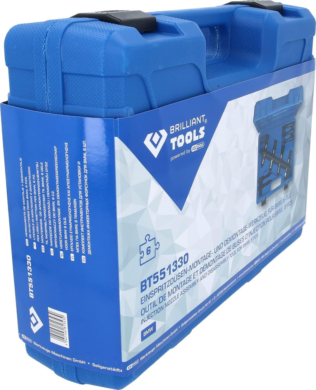 BRILLIANT TOOLS BT551330 Einspritzdüsen-Montage- und Demontage- Werkzeug | für BMW | 6-tlg. [Powered