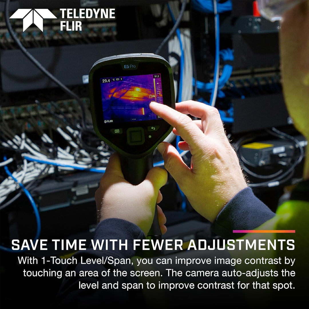 FLIR E5 Pro - Commercial Thermal Imaging Camera with Wifi. High Resolution Infrared Cameara with FLI