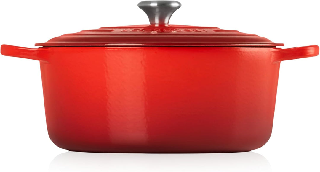 Le Creuset Signature Gusseisen-Bräter mit Deckel, Ø 30 cm, Rund, Für alle Herdarten und Induktion ge
