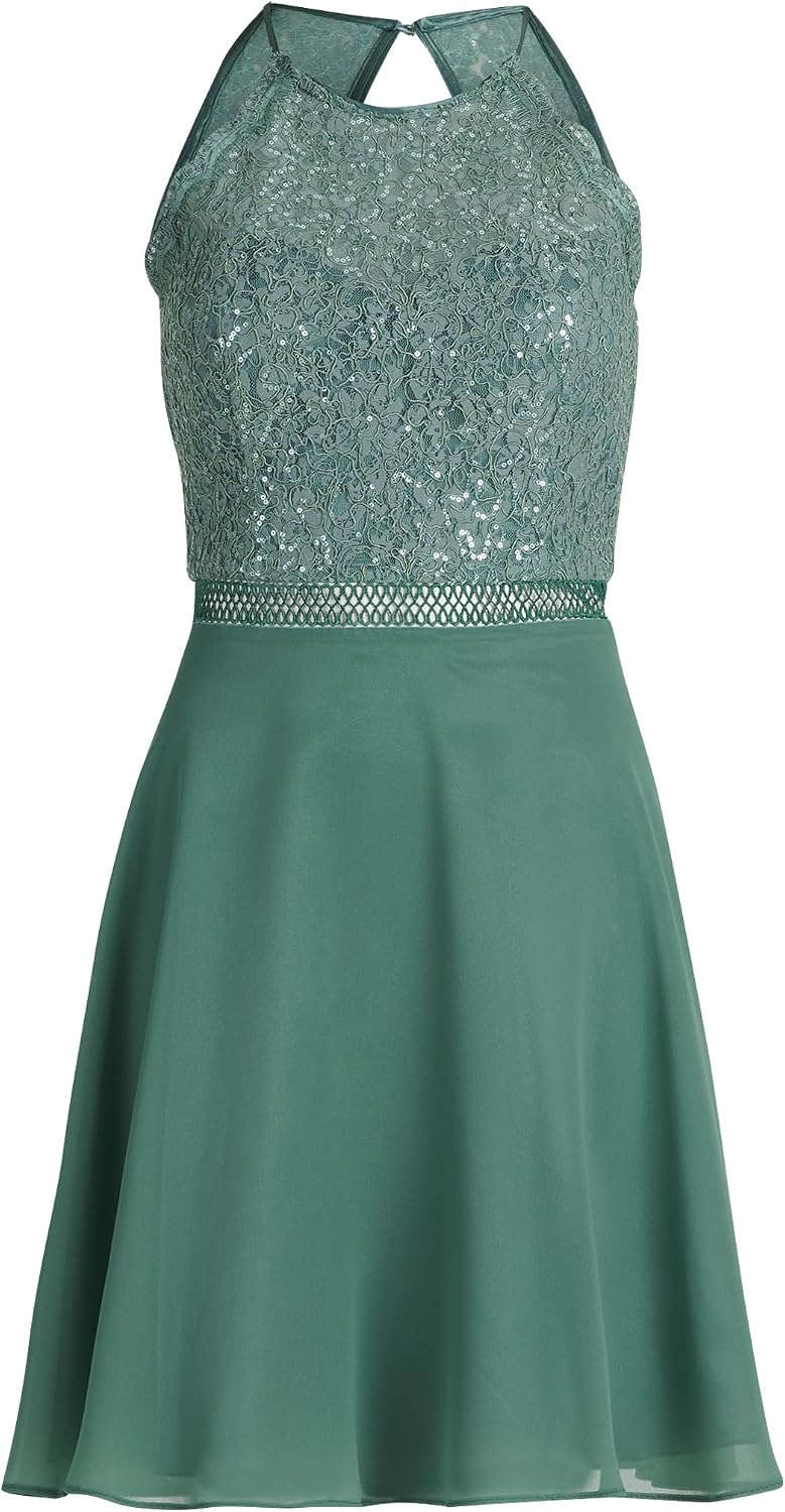Vera Mont Damen 0181/4825 Kleid 44 Dunkler Wald, 44 Dunkler Wald