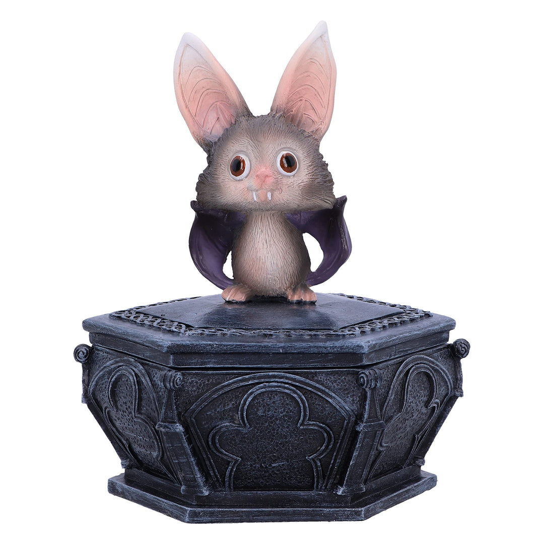 Nemesis Now Batty Box 15,2 cm, Kunstharz, schwarz, Gothic-Fledermaus-Box, Aufbewahrungsbox, Gothic-G