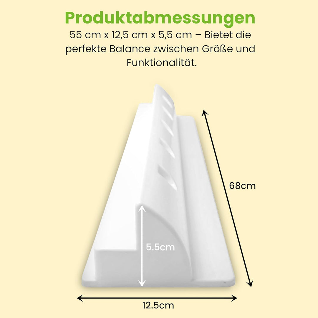 Offgridtec© ABS Solarmodul-Spoiler Halterung weiss 68cm - Heavy Duty 2er Set Haltespoiler 68cm, 2er