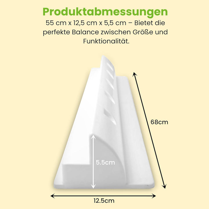 Offgridtec© ABS Solarmodul-Spoiler Halterung weiss 68cm - Heavy Duty 2er Set Haltespoiler 68cm, 2er