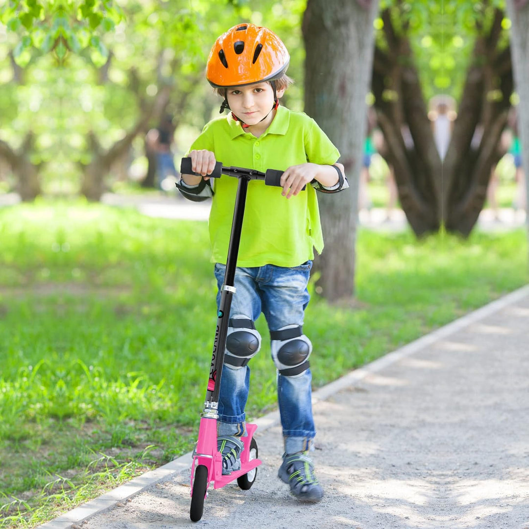 Roller Kinder Scooter, Wheel Scooter, Faltbarer Kinderroller für Kinder ab 5 Jahren, höhenverstellba