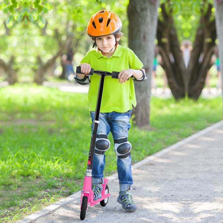 Roller Kinder Scooter, Wheel Scooter, Faltbarer Kinderroller für Kinder ab 5 Jahren, höhenverstellba