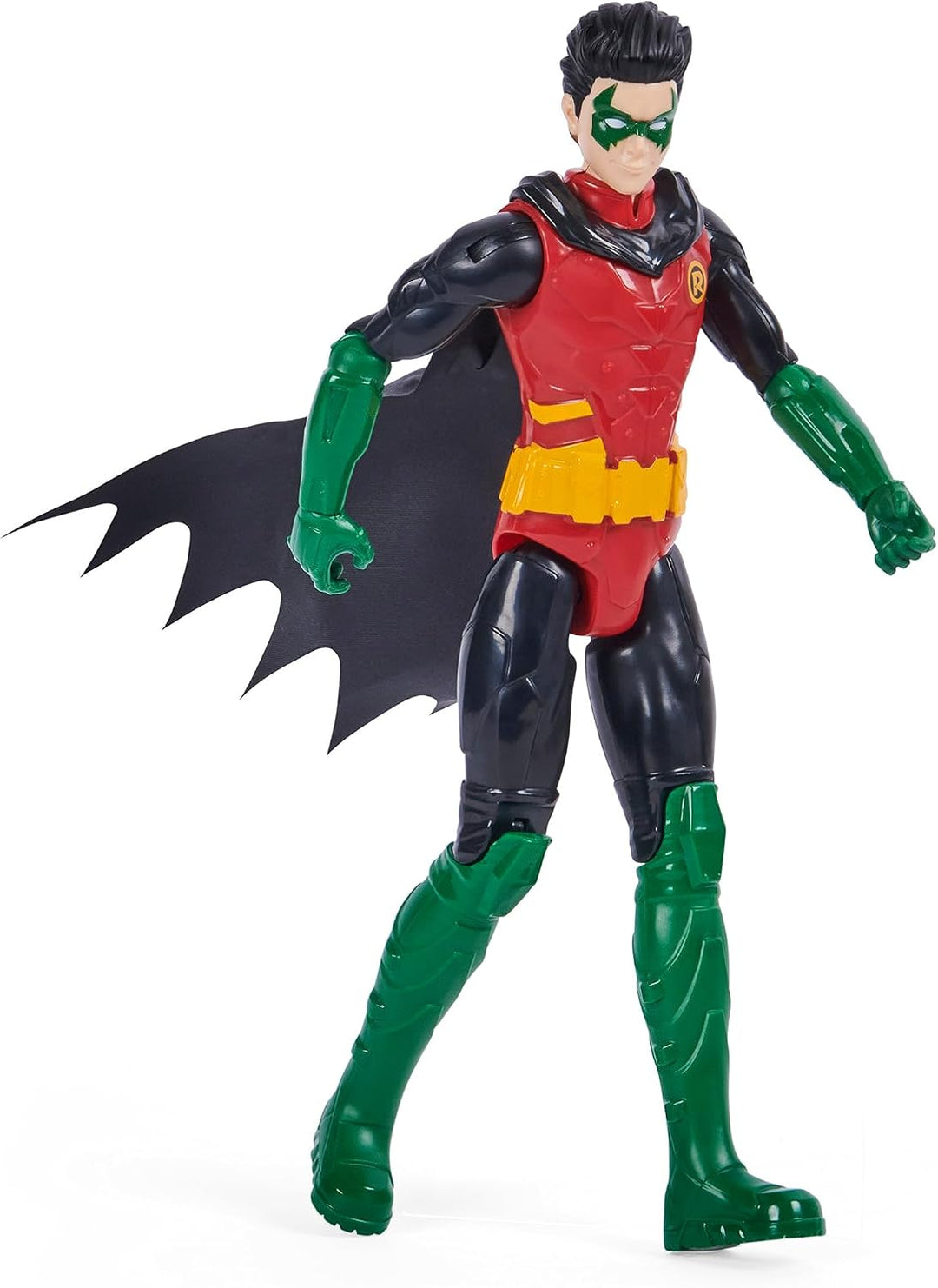 Spin Master Batman 30cm Figuren-Set aus Batman (Rebirth), Robin und Joker, inkl. Stoffumhang, origin