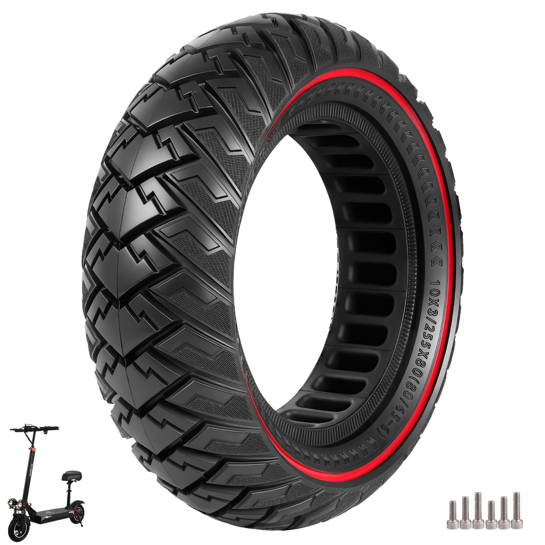 10×3 Vollgummireifen 255x80(80/65-6) Solide Reifen für Kukirin G2 Max/Kukirin G3 Pro/Joyor y8-s/Joyo