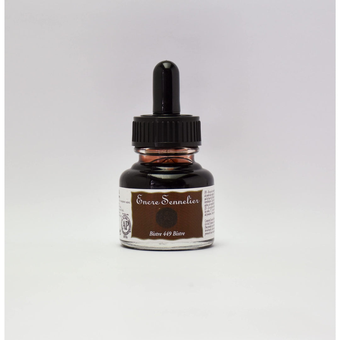 Sennelier Schellacktusche, 30 ml, 449 Bistre