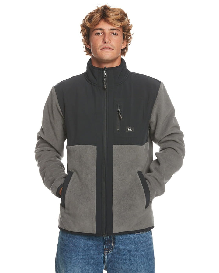 Quiksilver Herren Fz Polar Sweatshirt (1er Pack) XS Iron Gate, XS Iron Gate