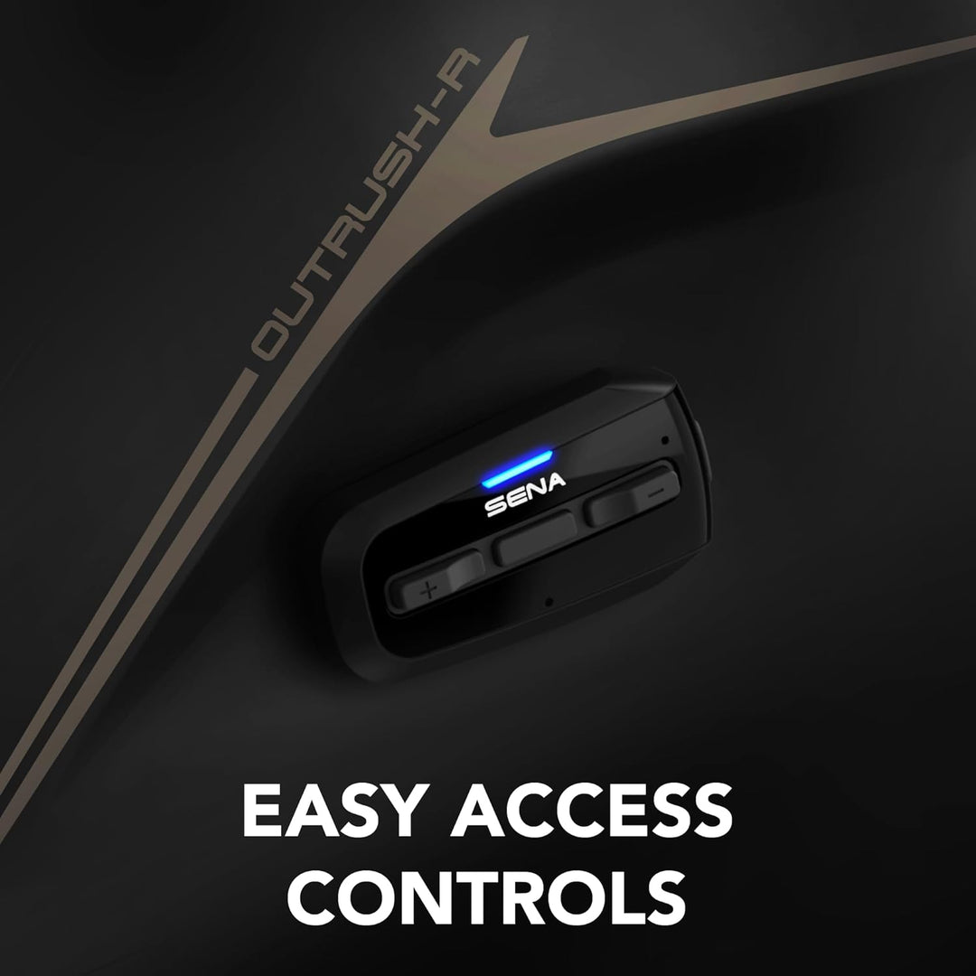 Sena Outrush R Bluetooth Klapphelm mit Intercomsystem (Weiss, S)