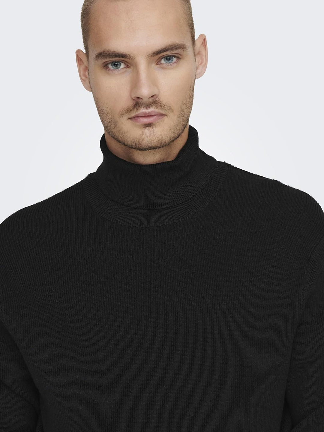 ONLY & SONS Male Strickpullover ONSPHIL Pullover XS Schwarz, XS Schwarz