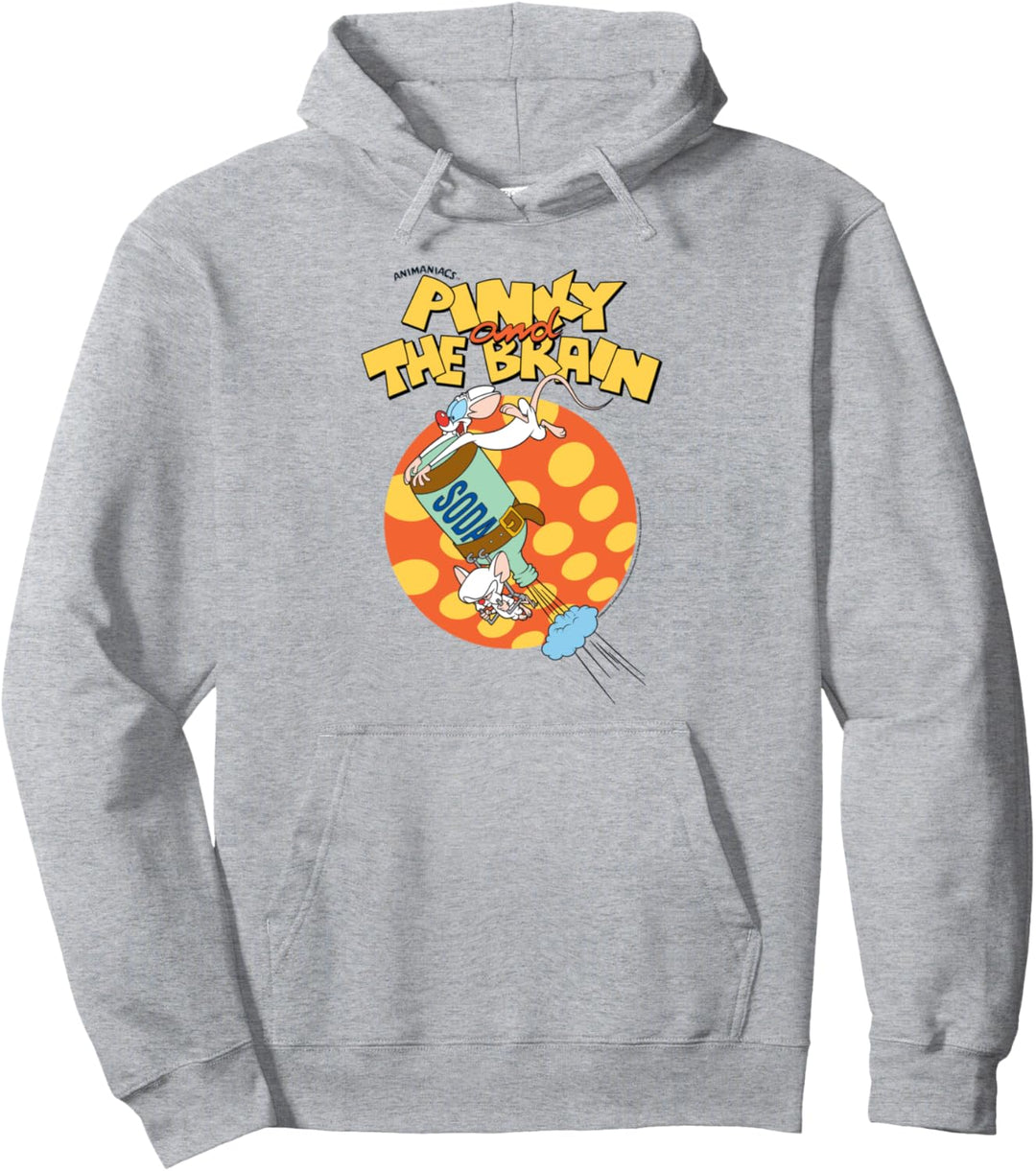 Pinky and the Brain Soda Pullover Hoodie