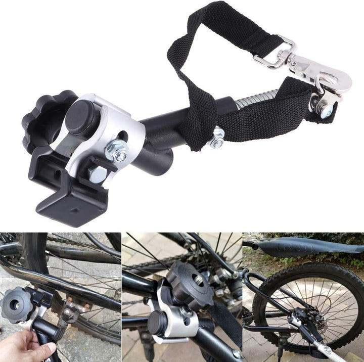VOSAREA Universal Bike Anhänger Hitch Quick Release Bike Trailer Koppler Adapter Befestigung Stahl L