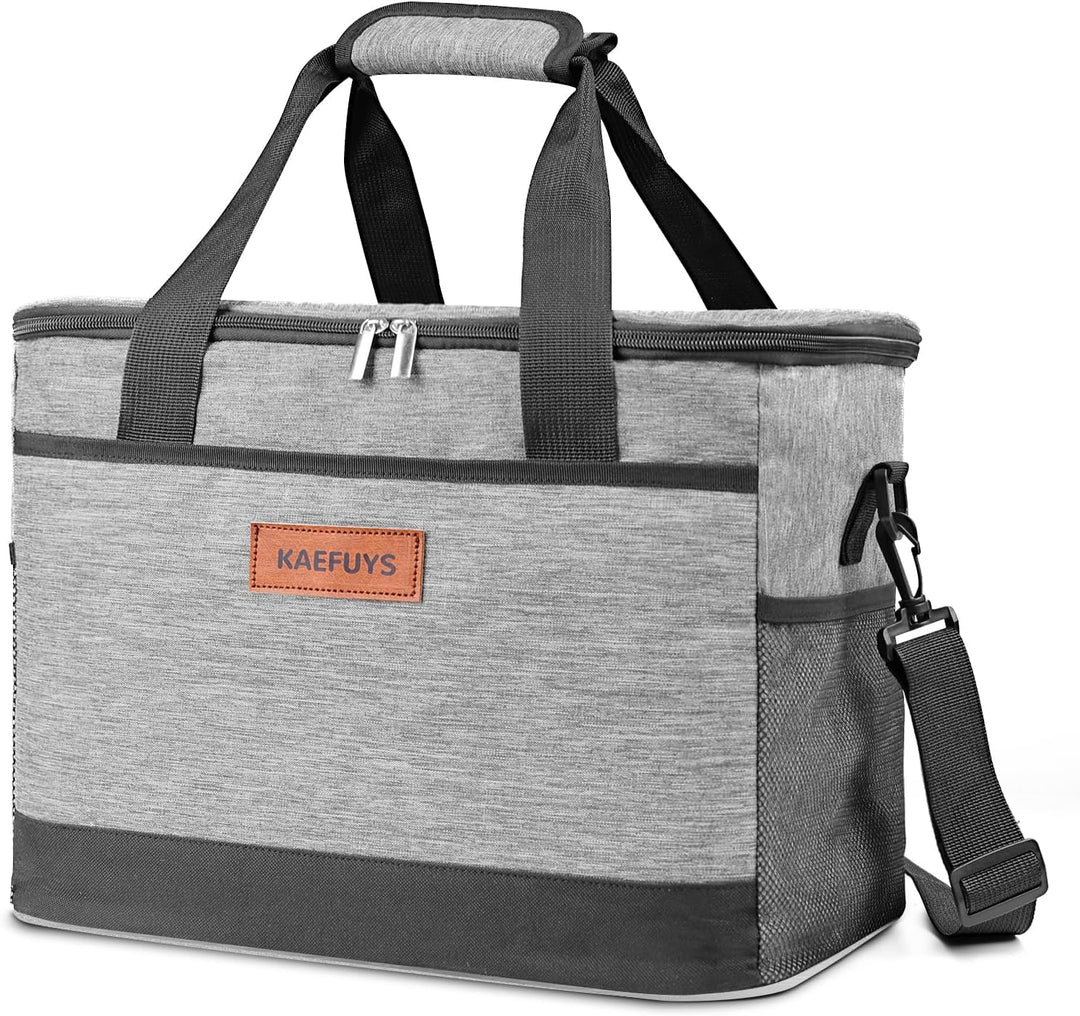 Kühltasche Faltbar 33L+12h Kühlung Gross Kühlbox Thermoisoliert Lunch Tasche Einkaufskörbe Wasserdic