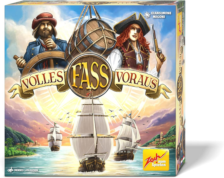 Zoch 601105192 - Volles Fass voraus (Brettspiel) - fas(s) zinierendes Familienspiel für Kinder und E