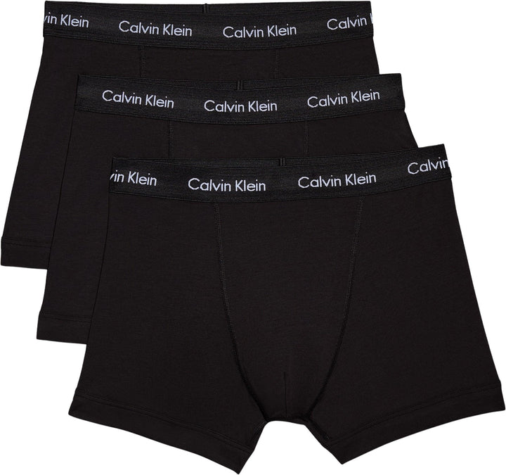Calvin Klein 2P S/S Crew Neck Kurzarm T-Shirts Herren M Mehrfarbig (Black W. Black Wb Xwb), M Mehrfa