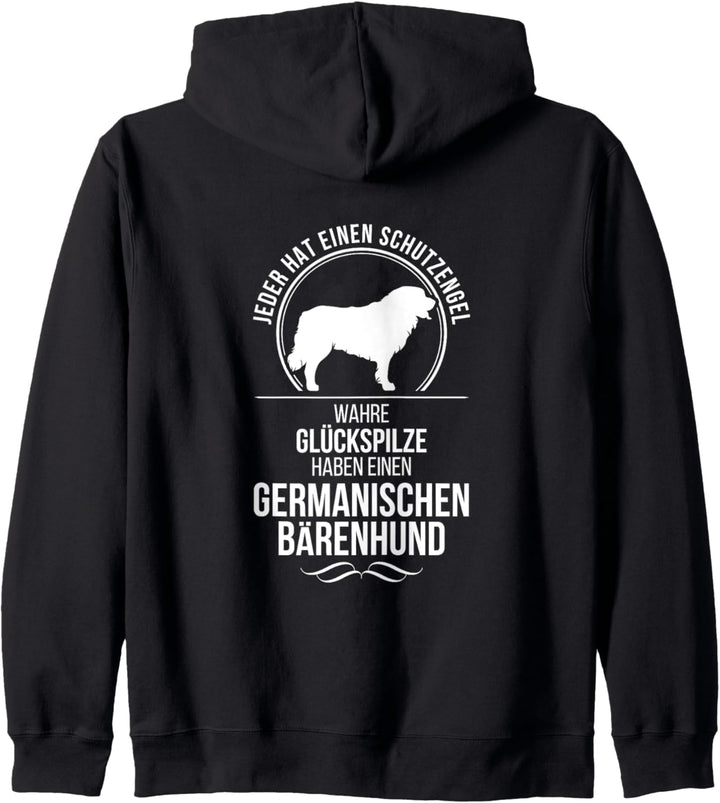 Germanischer Bärenhund Schutzengel Hund Hunde Hundespruch Kapuzenjacke