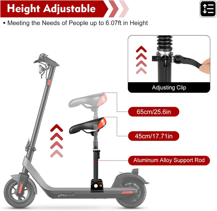 Elektroroller Sitz Rollersitzes Verstellbarer Elektro-Scooter-Sattel für Elektro-Scooter Klappsitz S
