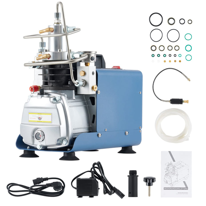 CREWORKS PCP Kompressor 300bar Hochdruckluftpumpe 1800W Kompressor Hochdruck 4500PSI Kompressorpumpe